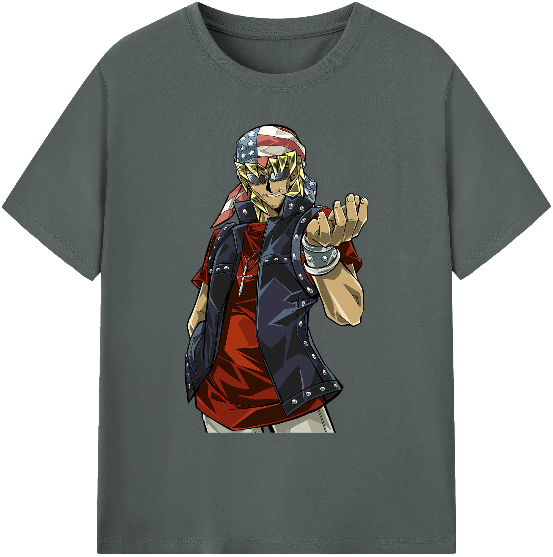 （画像用） 遊☆戯☆王 Yu-Gi-Oh! 綿100％ メンズ半袖Tシャツ｜肌触りやわらか＆通気性